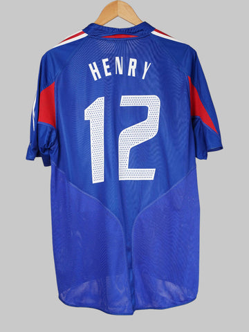 France Home Shirt 2004/6 Henry 12 (L)