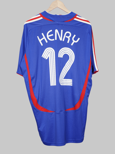 2006/7 France Henry #12 Home Shirt (XL) Adidas – First11