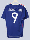 Camiseta de local de Francia 2010 Benzema #9 (M)