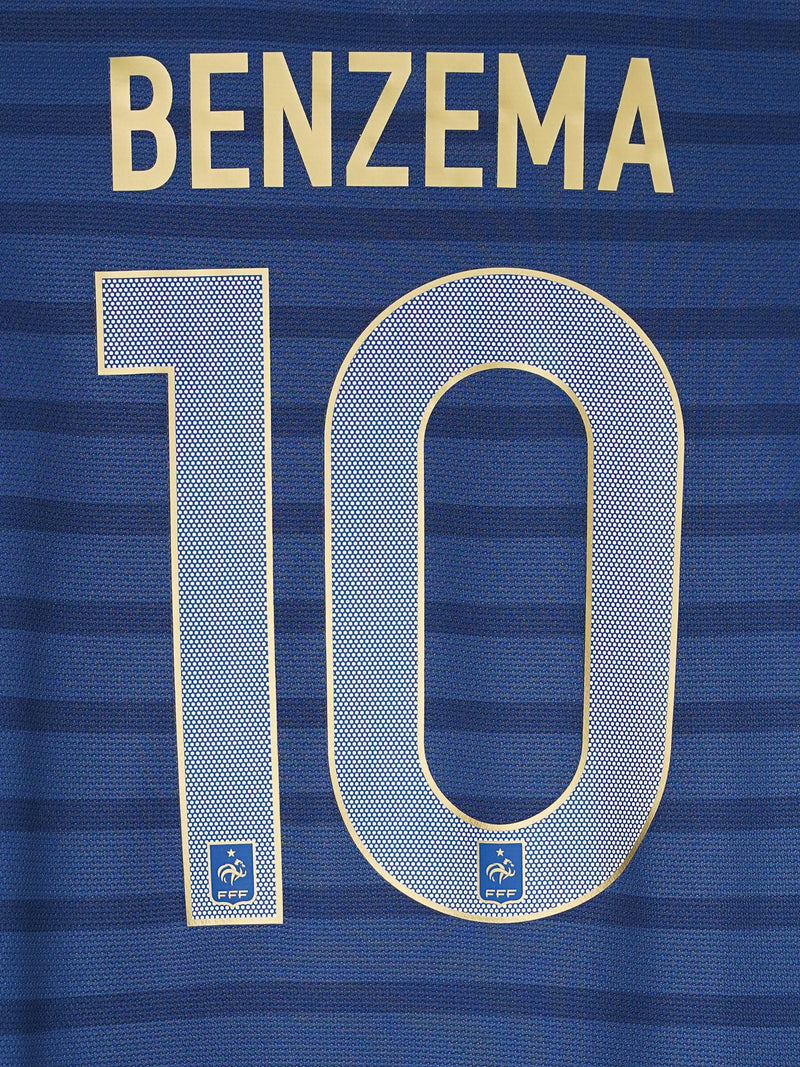 France Home Shirt 2012/13 Benzema 10 (M)