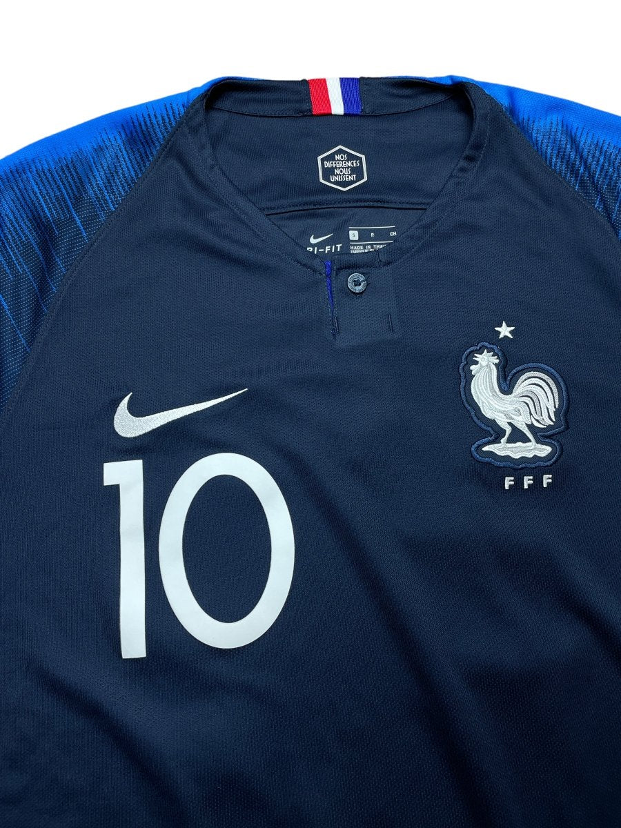 France Home Shirt 2018/19 Mbappe #10 - 10/10 - S