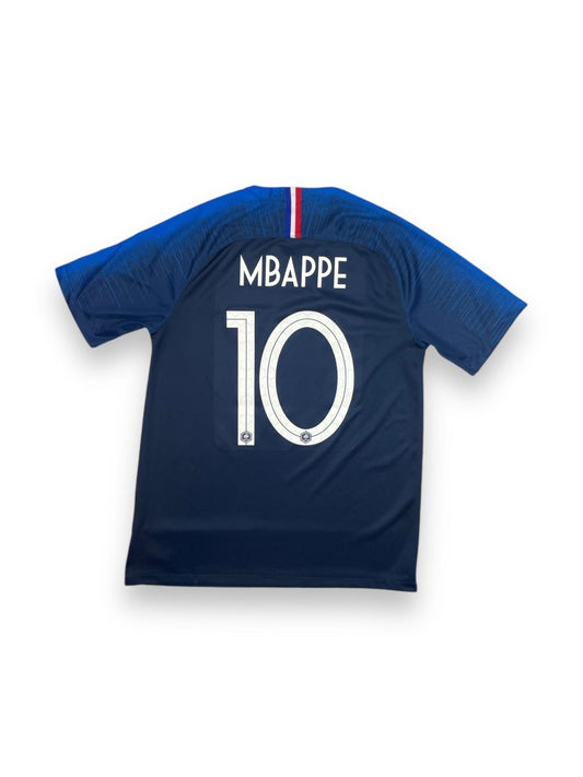 France Home Shirt 2018/19 Mbappe #10 - 8/10 - S