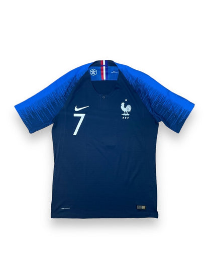 France Home Shirt 2018/19 Player Issue Griezmann #7 - 10/10 - M