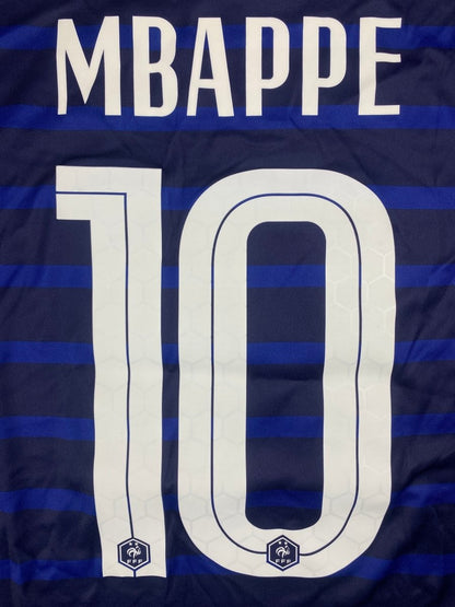 France Home Shirt 2020/21 Mbappe #10 BNWT - 10/10 - XS