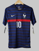 France Home Shirt 2020/21 Mbappe 10 BNWT (XS)