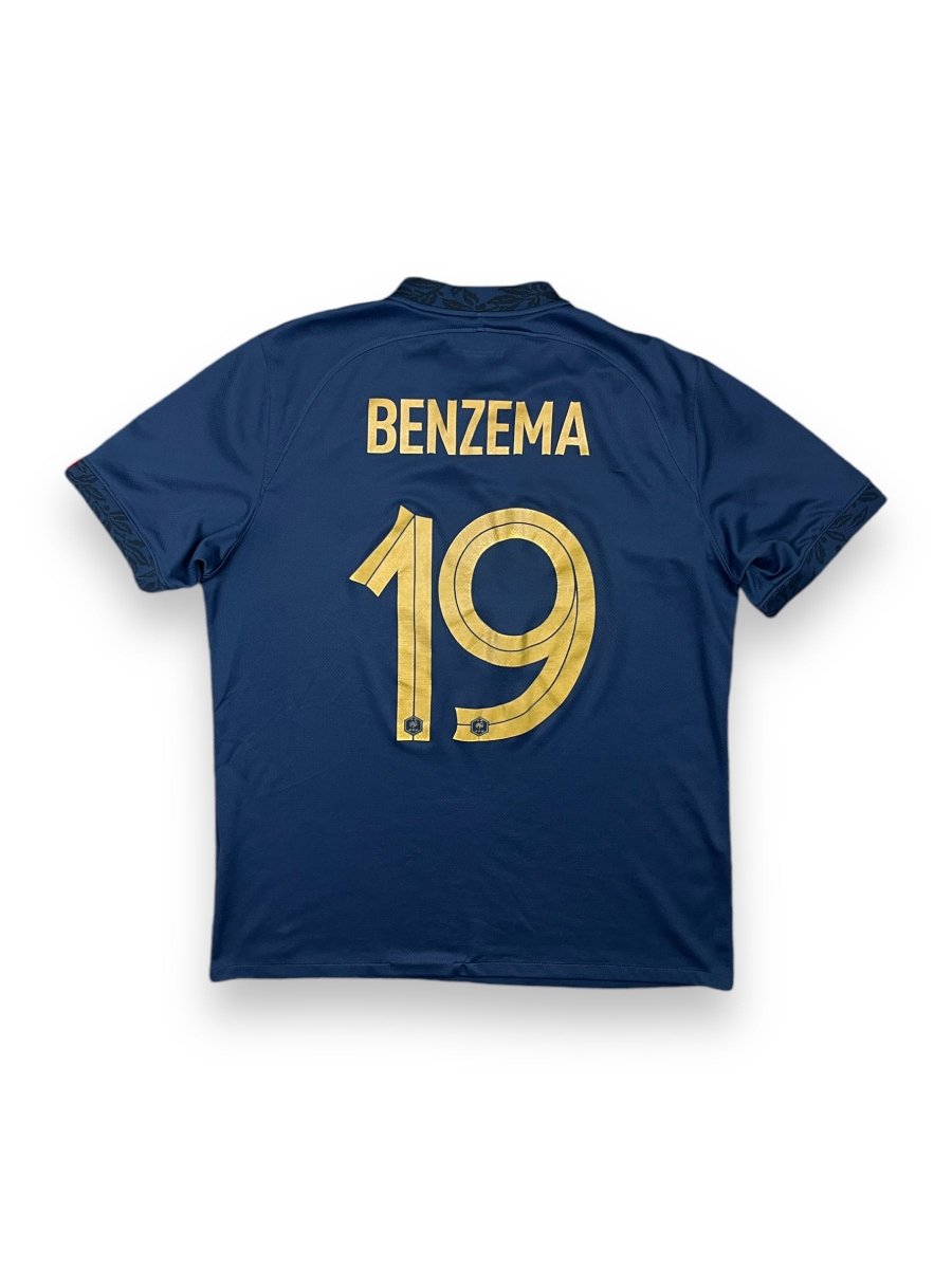 France Home Shirt 2022/23 Benzema #19 - 8/10 - L