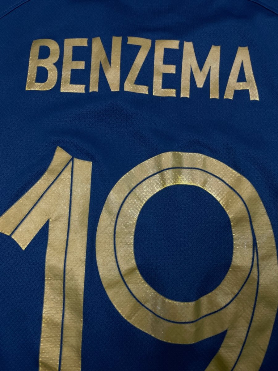 France Home Shirt 2022/23 Benzema #19 - 8/10 - L