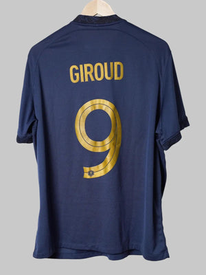 Camiseta local Francia 2022/23 Giroud 9 (XL)
