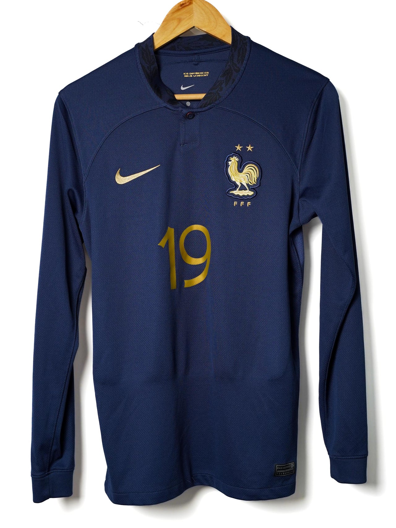 France Home Shirt L/S 2022/23 Benzema 19 (S)