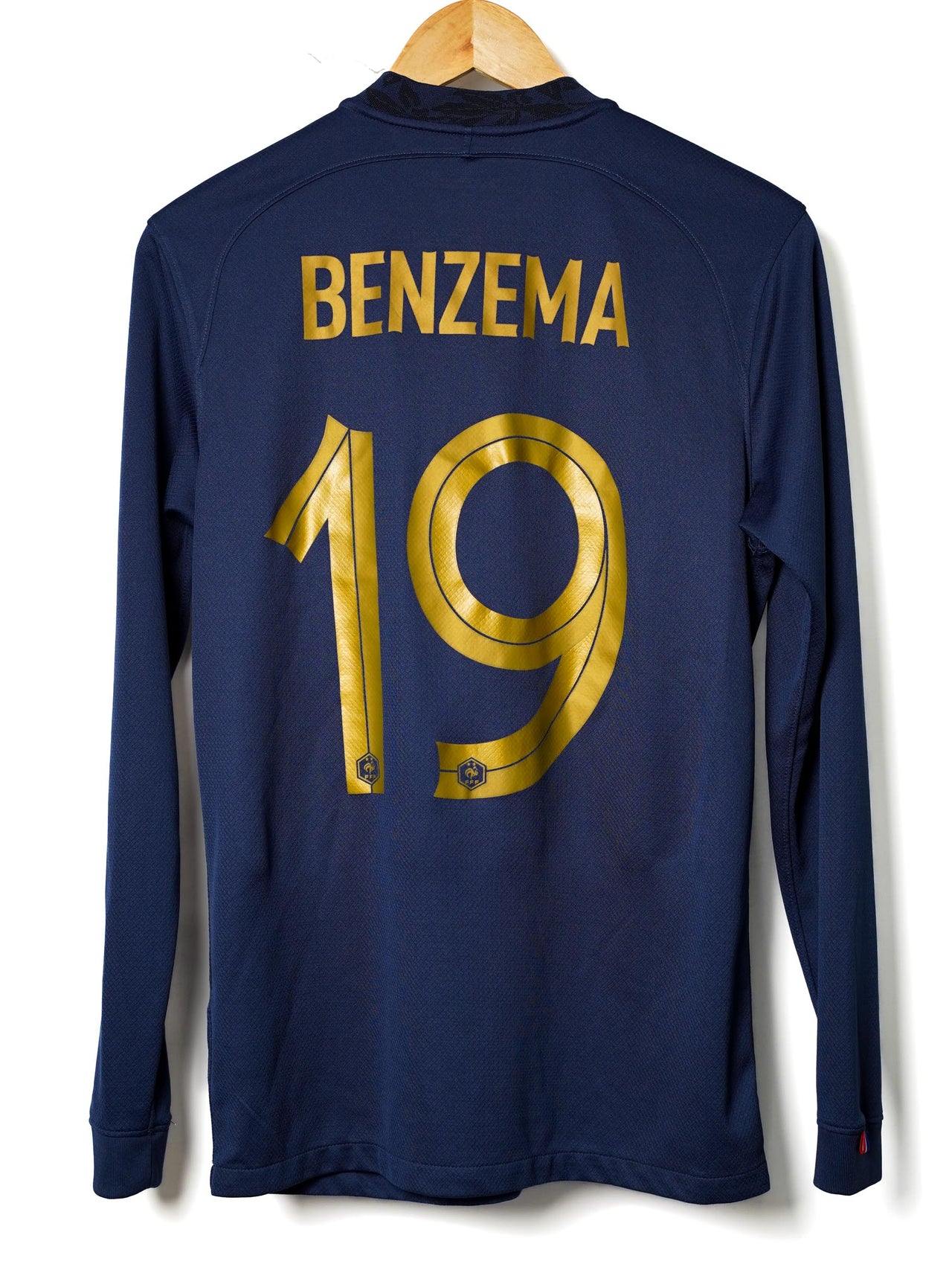 France Home Shirt L/S 2022/23 Benzema 19 (S)