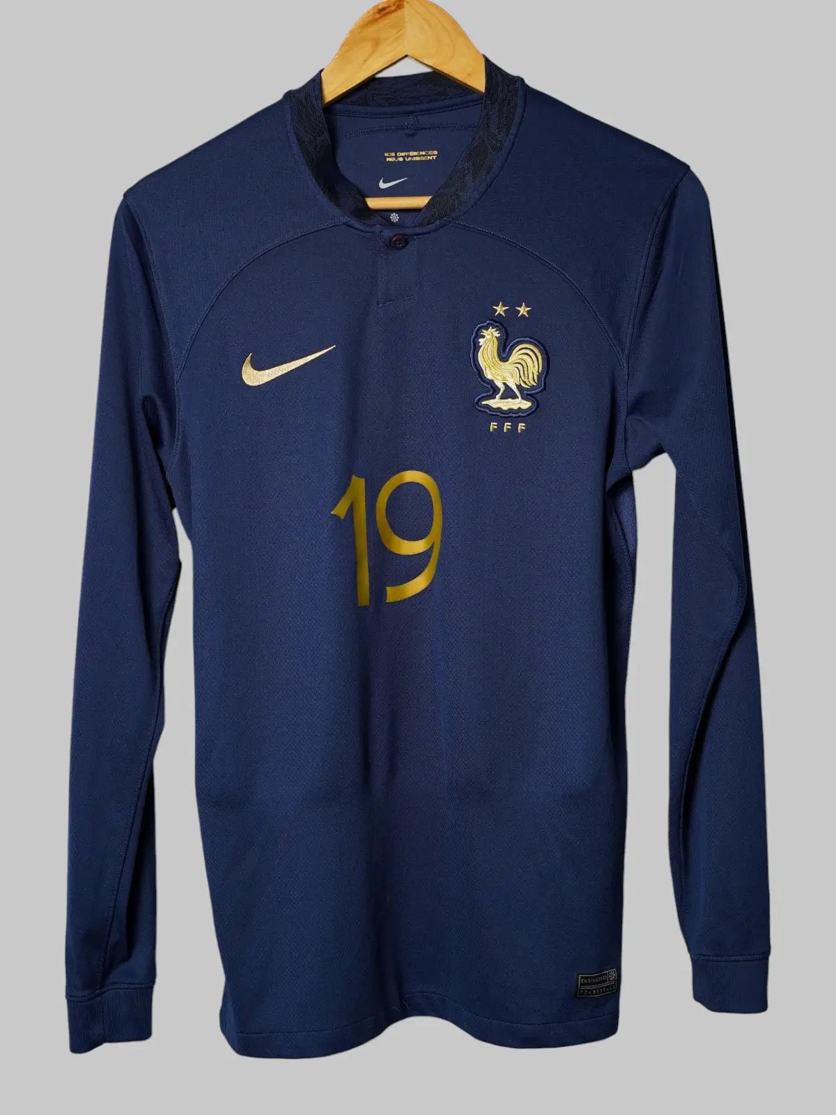 France Home Shirt L/S 2022/23 Benzema 19 (S)