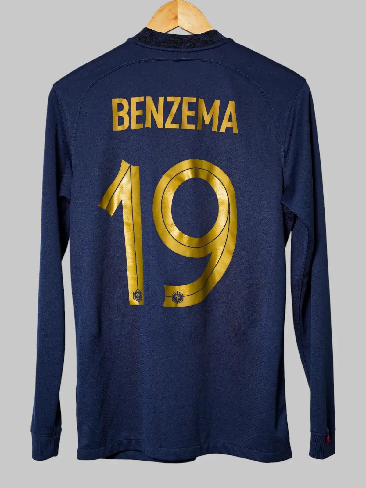 France Home Shirt L/S 2022/23 Benzema 19 (S)