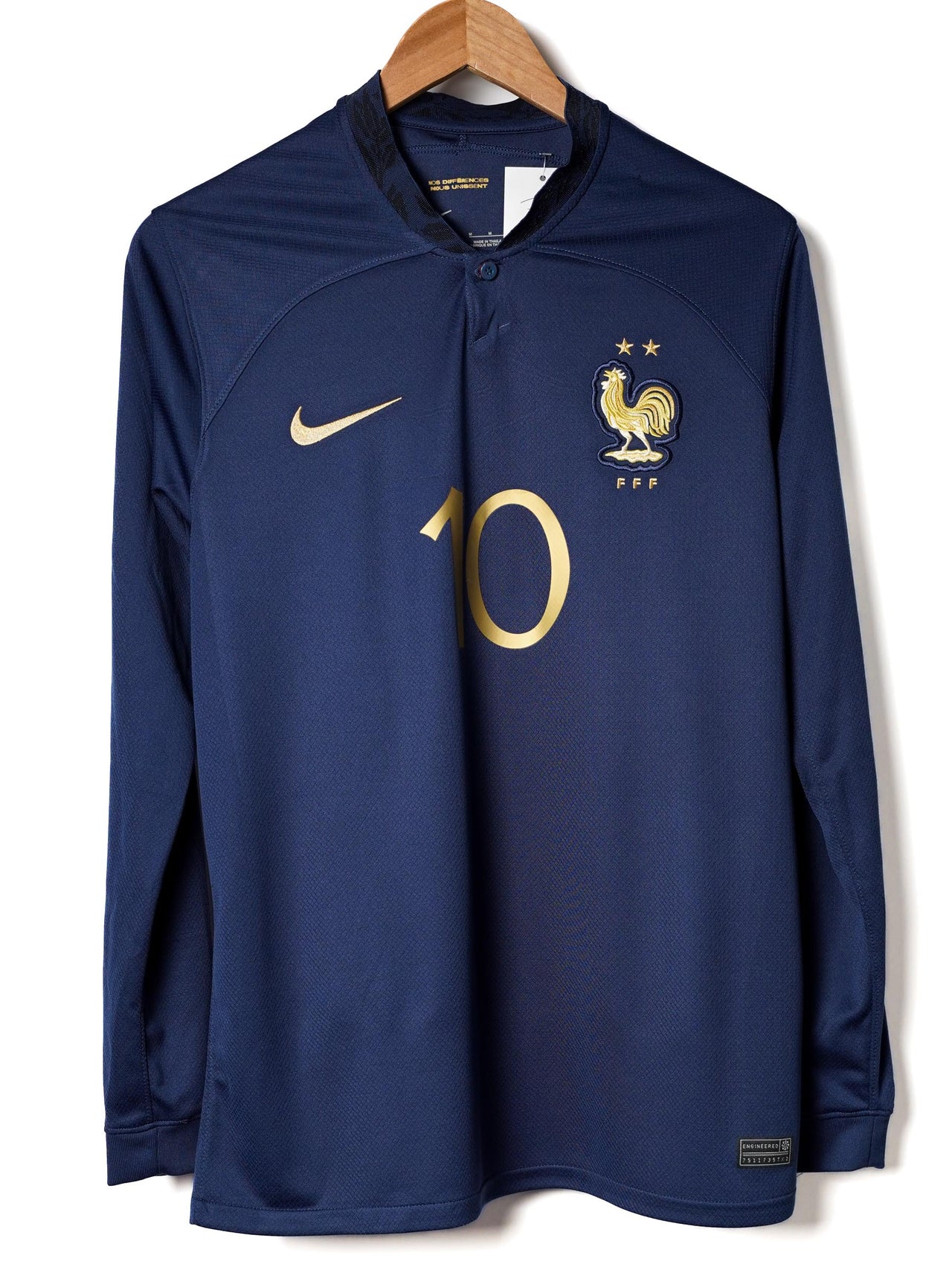 France Home Shirt L/S 2022/23 Mbappe 10 (M)