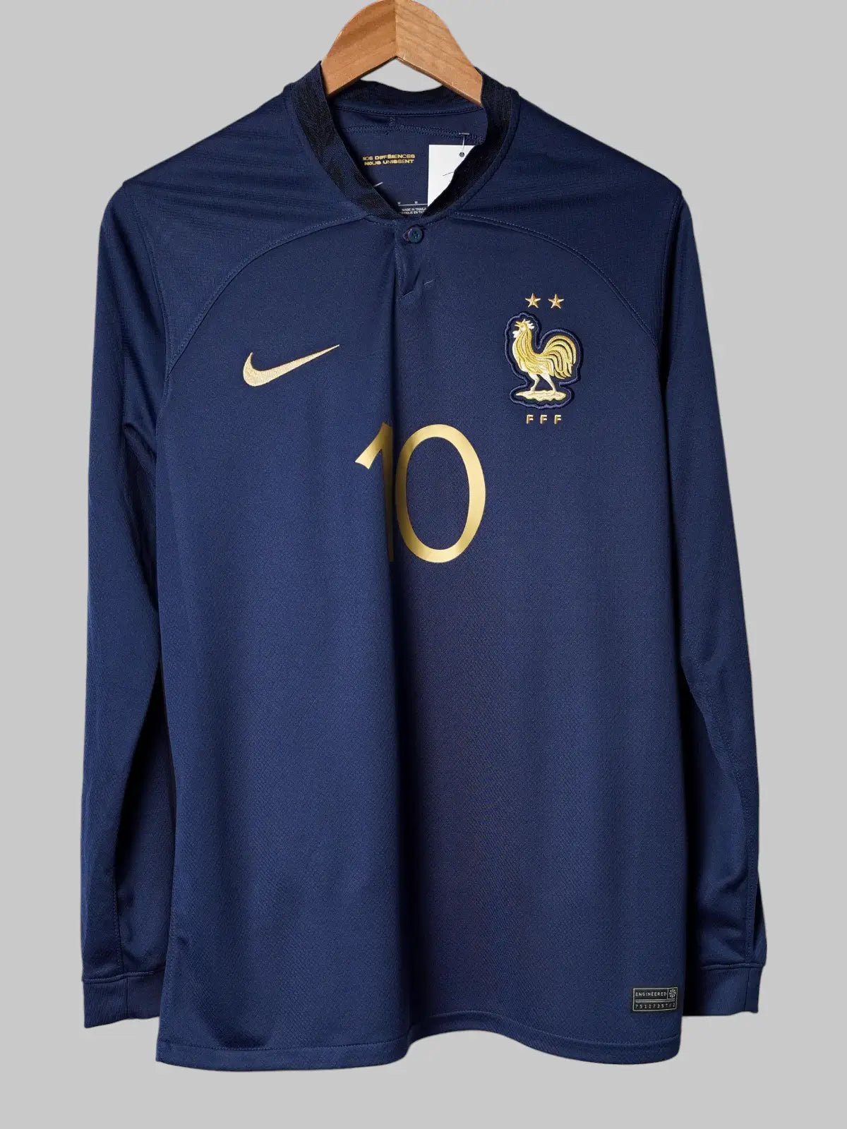 France Home Shirt L/S 2022/23 Mbappe 10 (M)