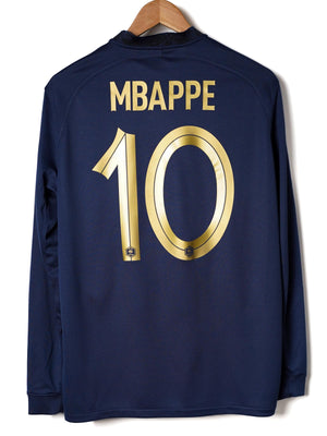 France Home Shirt L/S 2022/23 Mbappe 10 (M)