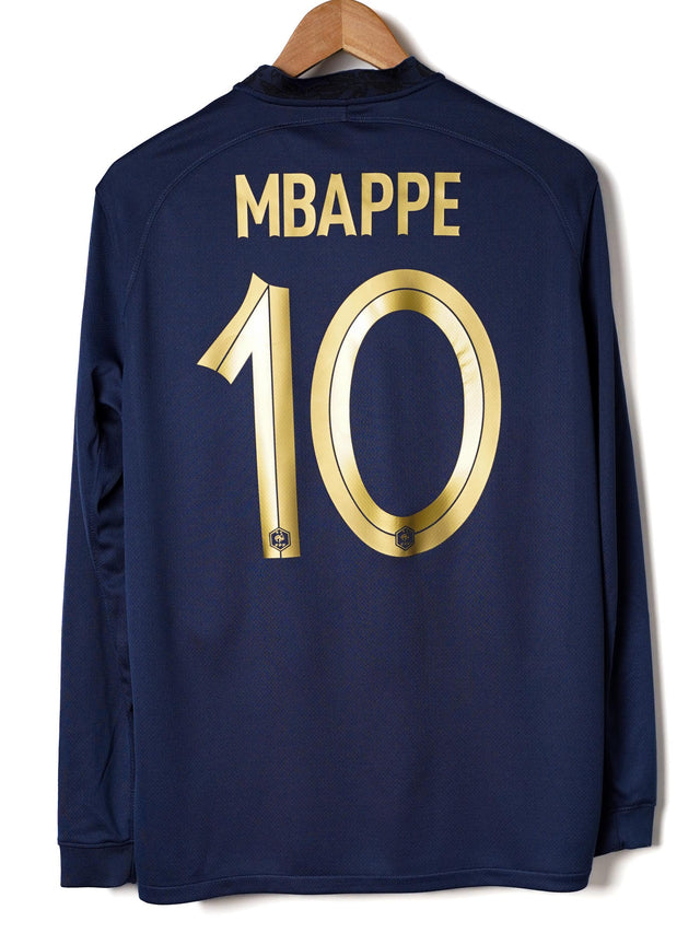France Home Shirt L/S 2022/23 Mbappe 10 (M)