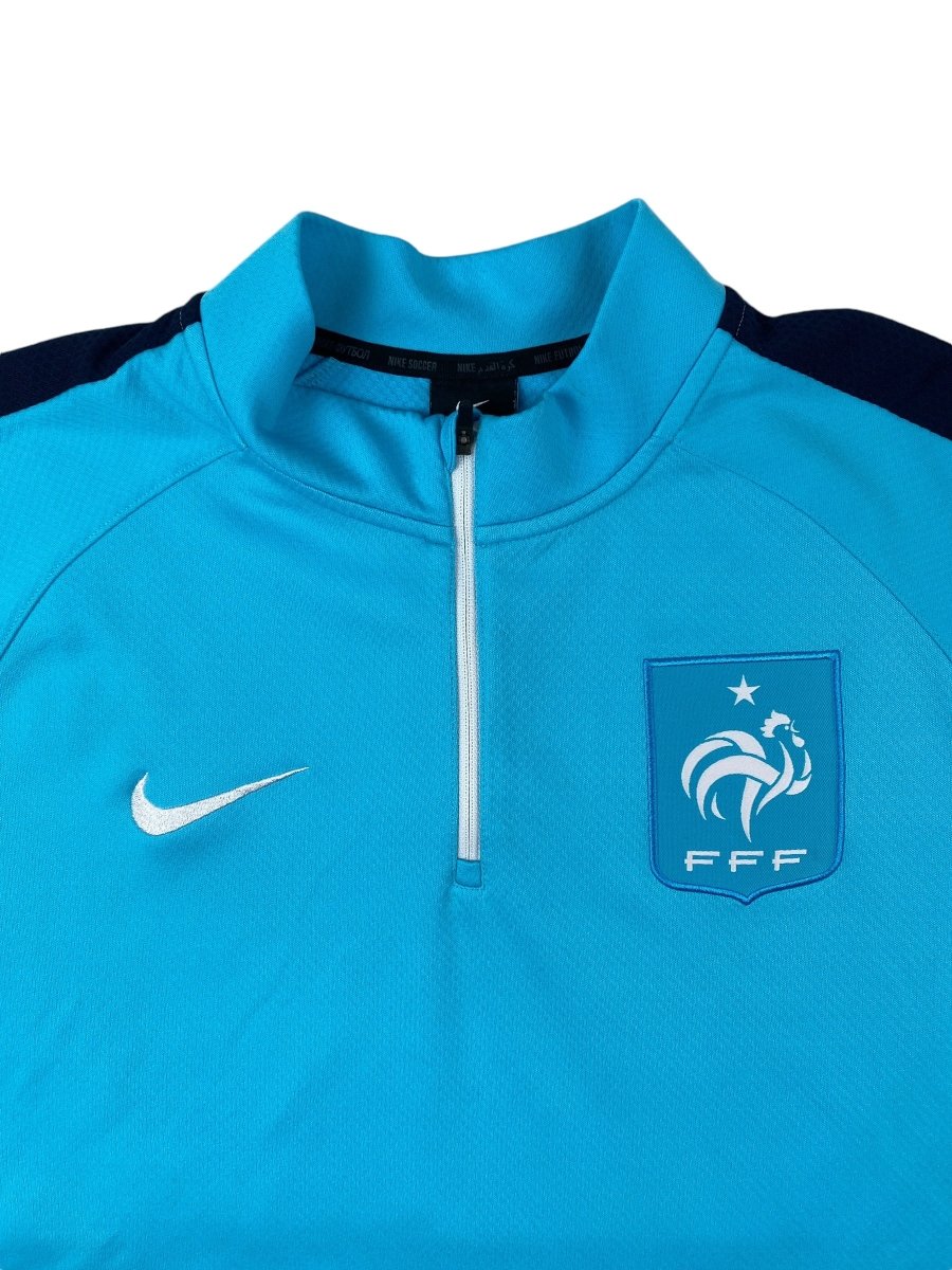 France Training 1/4 Zip Pullover 2015/16 - 9/10 - L