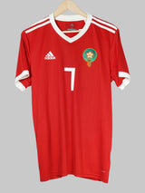 2018-20 Morocco Ziyech #7 Home Shirt (M)