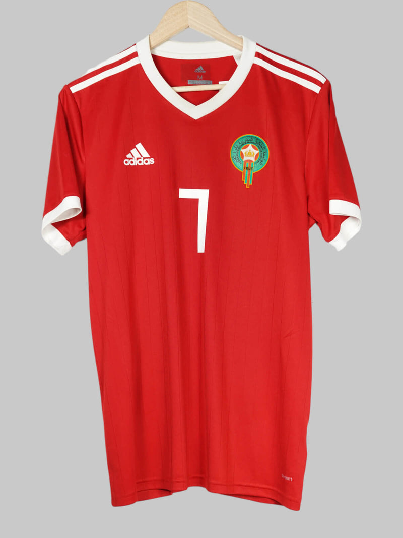 2018-20 Morocco Ziyech #7 Home Shirt (M)
