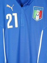 2014/15 Italy Pirlo #21 Home Shirt (M)