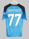 2022/23 Napoli Kvaratskhelia #77 Home Shirt (M)
