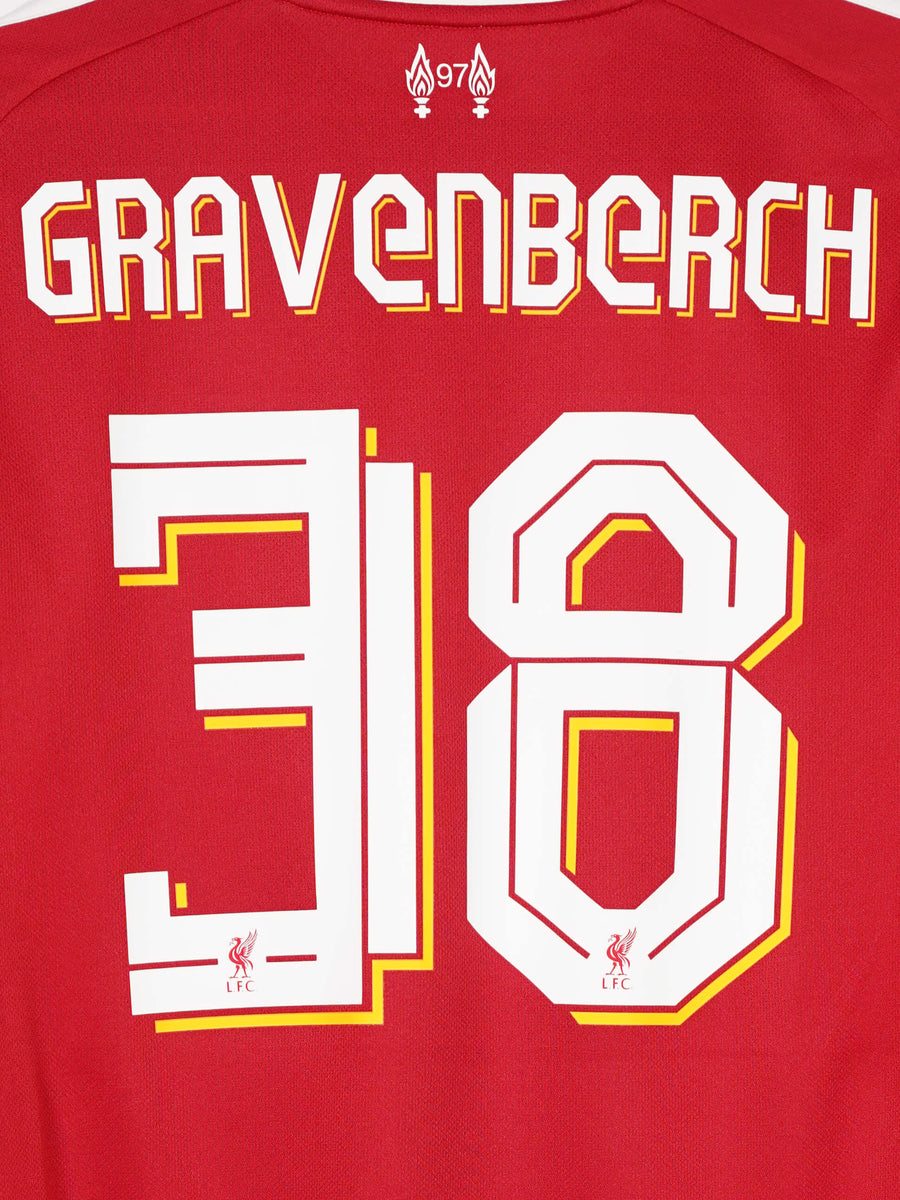 2025/26 Liverpool Gravenberch #38 Home Shirt (L)