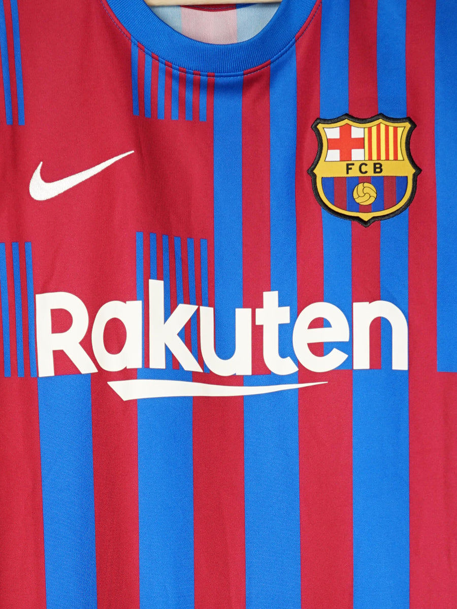 2021/22 Barcelona Memphis #9 Home Shirt (L)