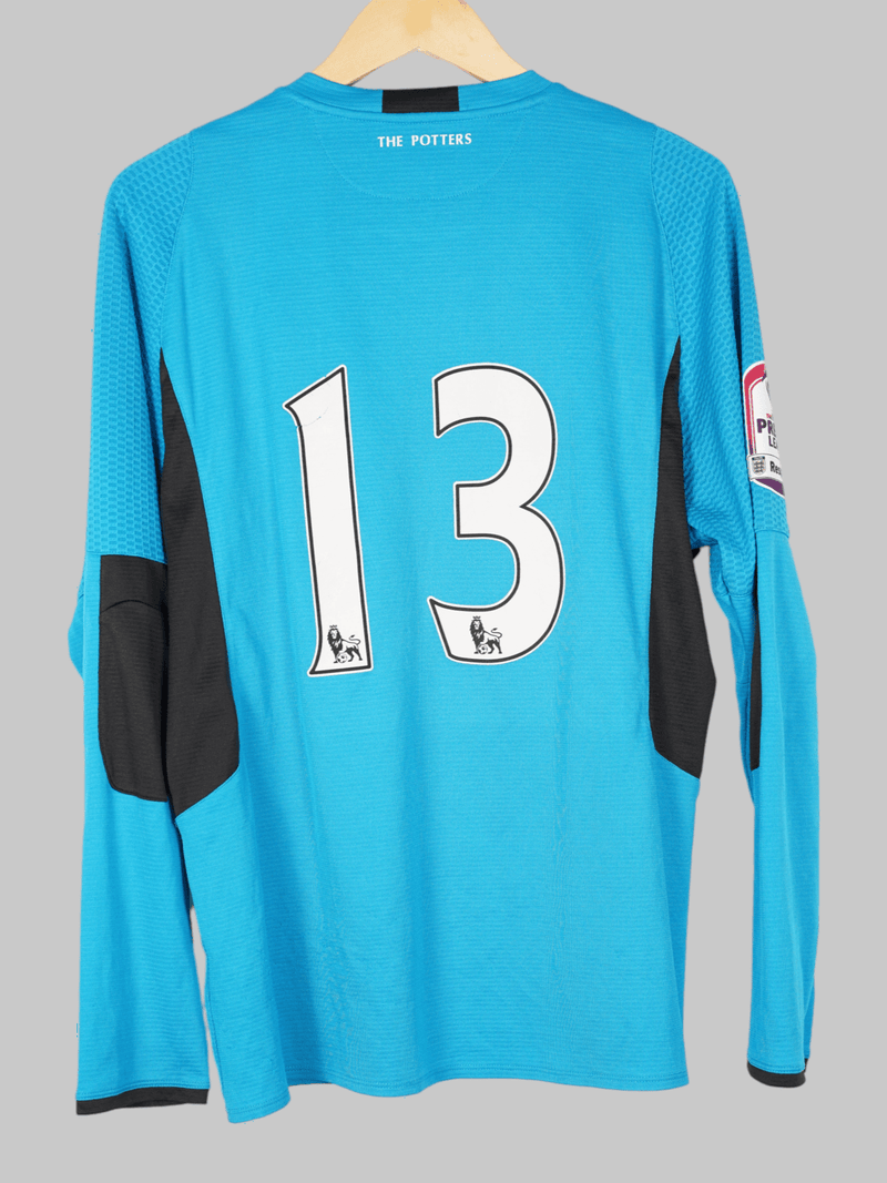 2015/16 Stoke City Keeper Shirt Match Worn/Issued #13 (Woman L) 