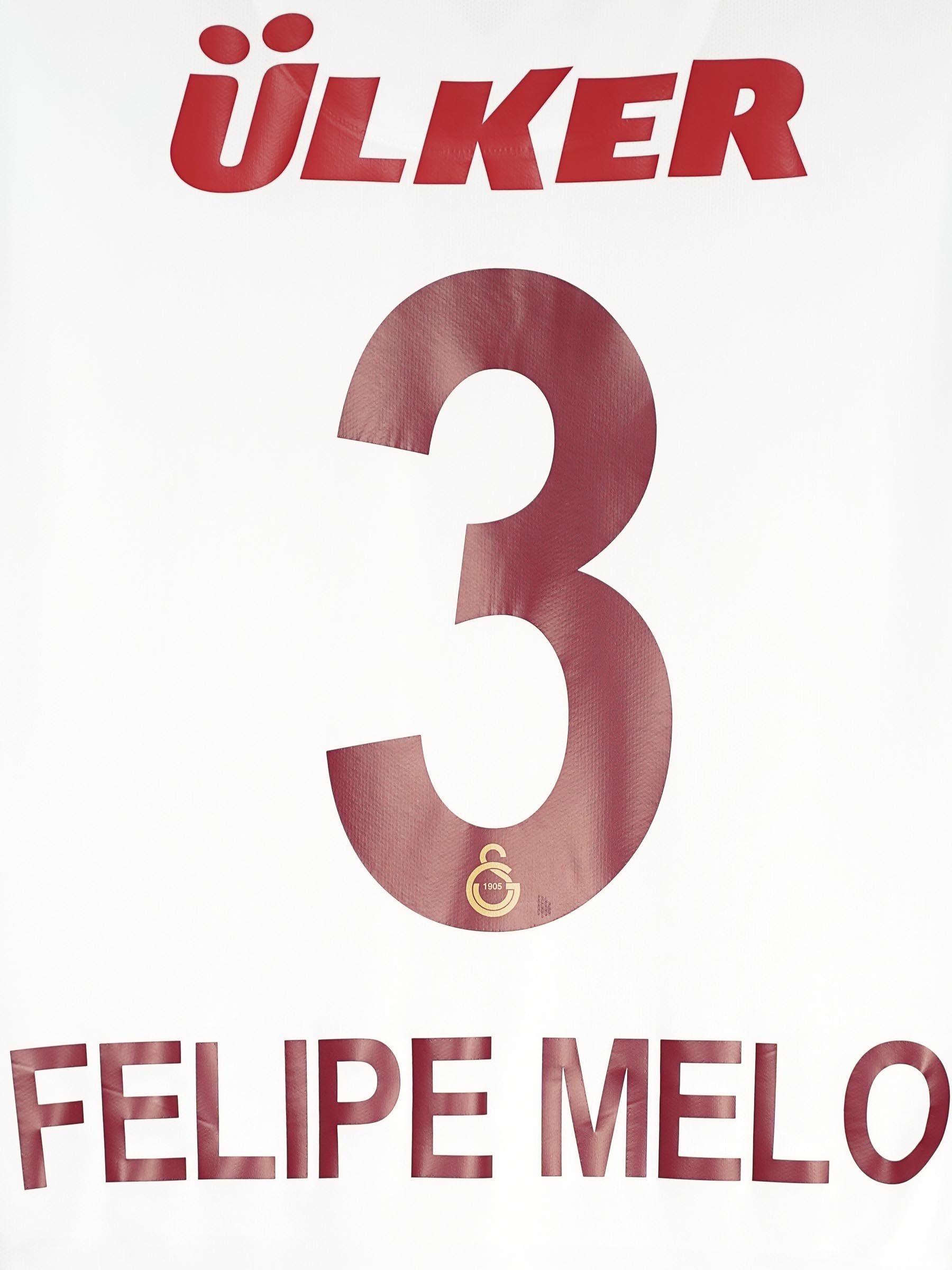 Galatasaray Away Shirt 2014/15 Felipo Melo 3 (L)