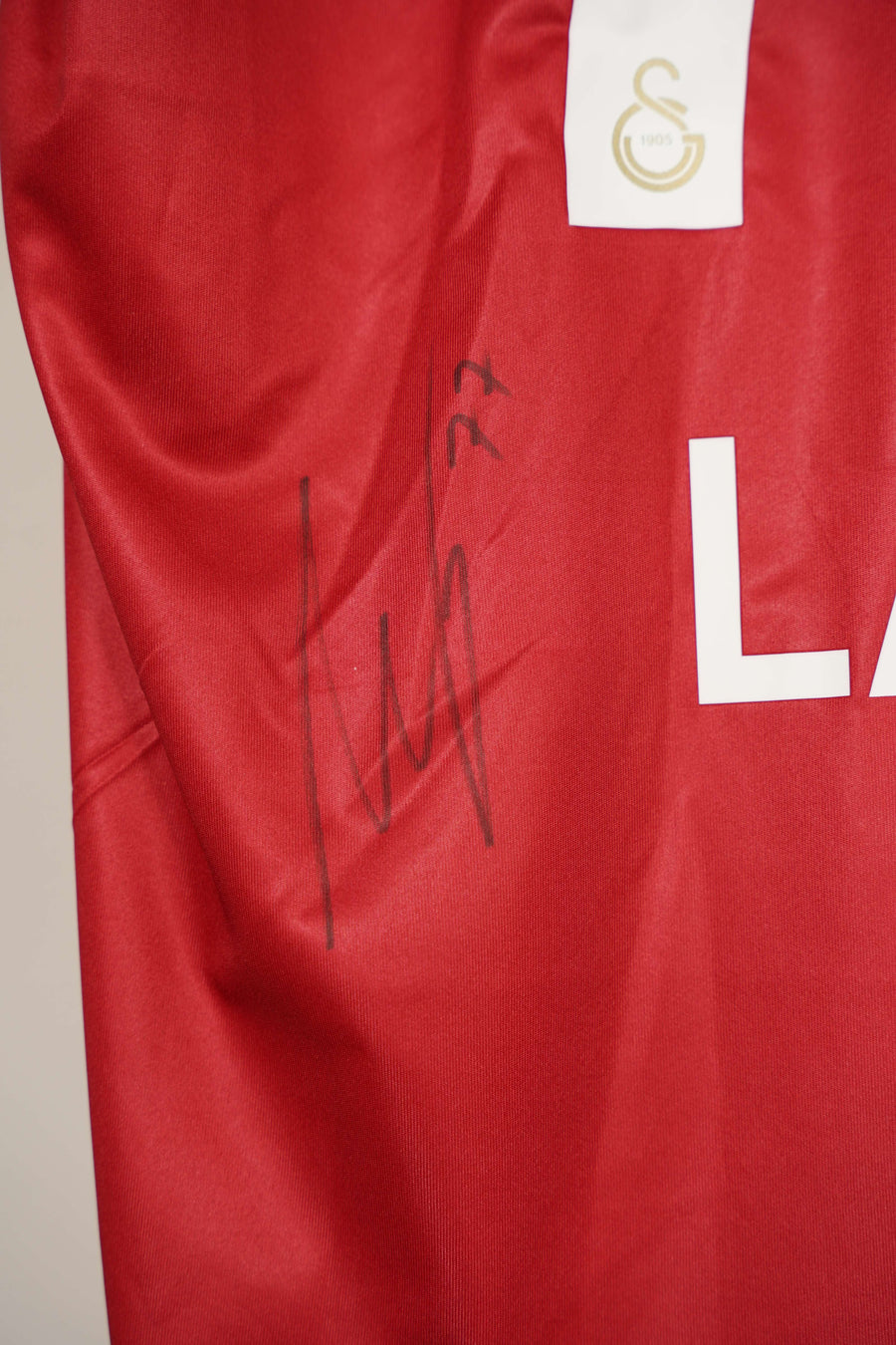 Galatasaray Home Shirt 2025/26 Signed Lang 77 BNWT (L)