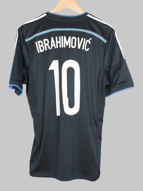 2014/15 Sweden Ibrahimovic #10 Away Shirt (M) Adidas