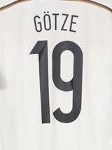 Germany Home Shirt 2014/15 Gotze 19 (M)