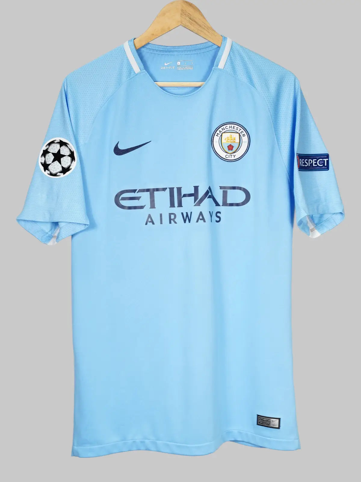 Manchester City Home Shirt 2017/18 De Bruyne #17 (L)
