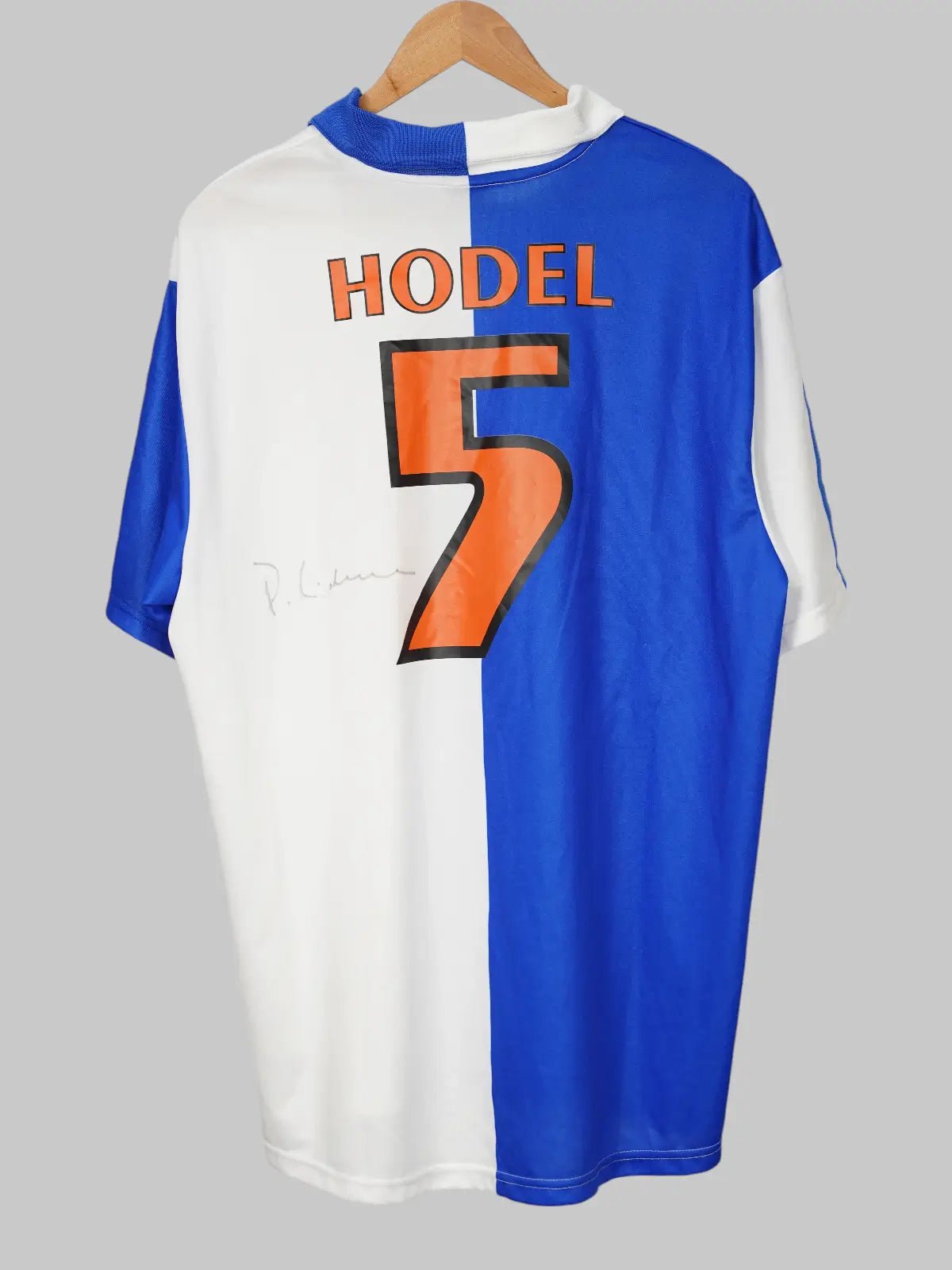 Grasshopper Home Shirt 2002/4 Hodel 5 Signed (XL)