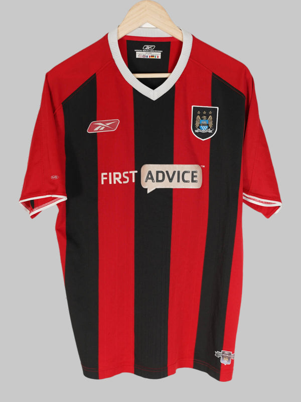 2003/4 Manchester City Away Shirt (XL) Reebok