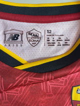 2021/22 AS Roma Kollmats #22 Away Shirt Match Worn (L Womens)