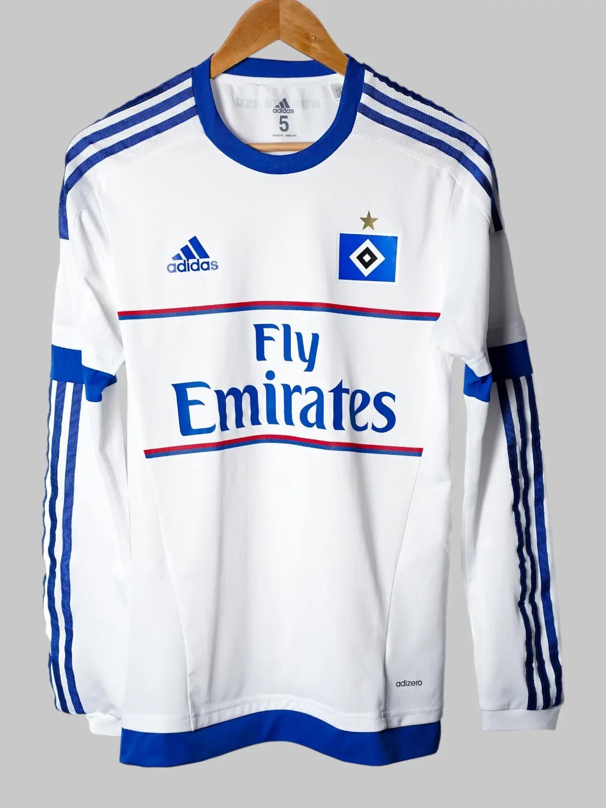 Hamburg Home Shirt Long Sleeve 2015/16 (S)