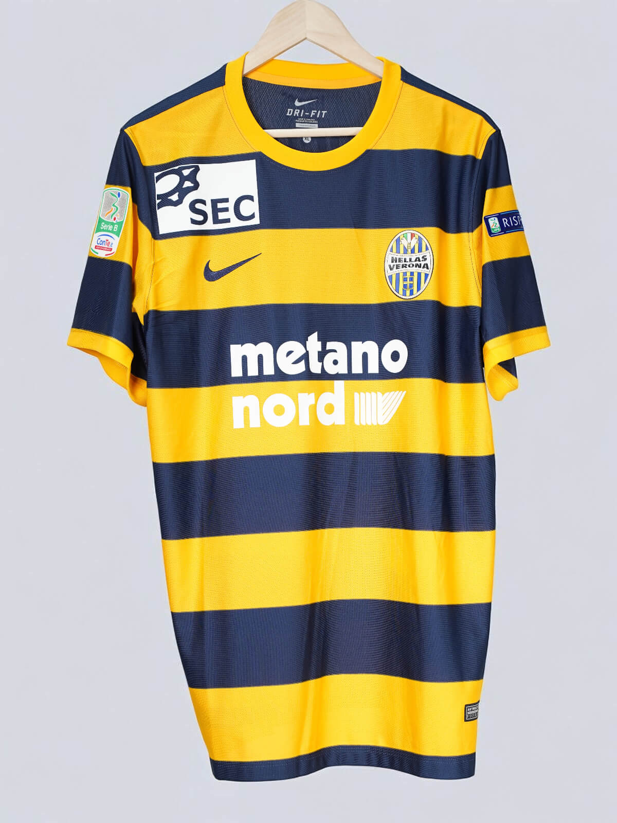 Hellas Verona Home Shirt 2016/17 Signed & Match Worn Bianchetti 4 (XL)
