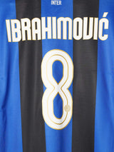 2008/9 Inter Milan Ibrahimovic #8 Home Shirt (XL)