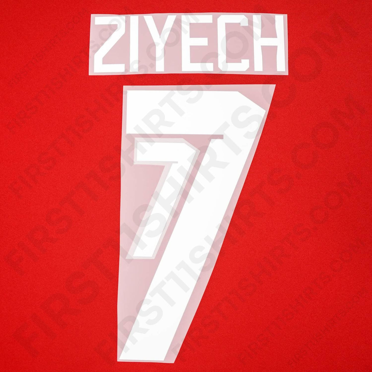 2022/23 Morocco Home Name Set Ziyech #7 (Repro)