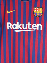 2018/19 Barcelona Messi #10 Home Shirt (XL Kids)