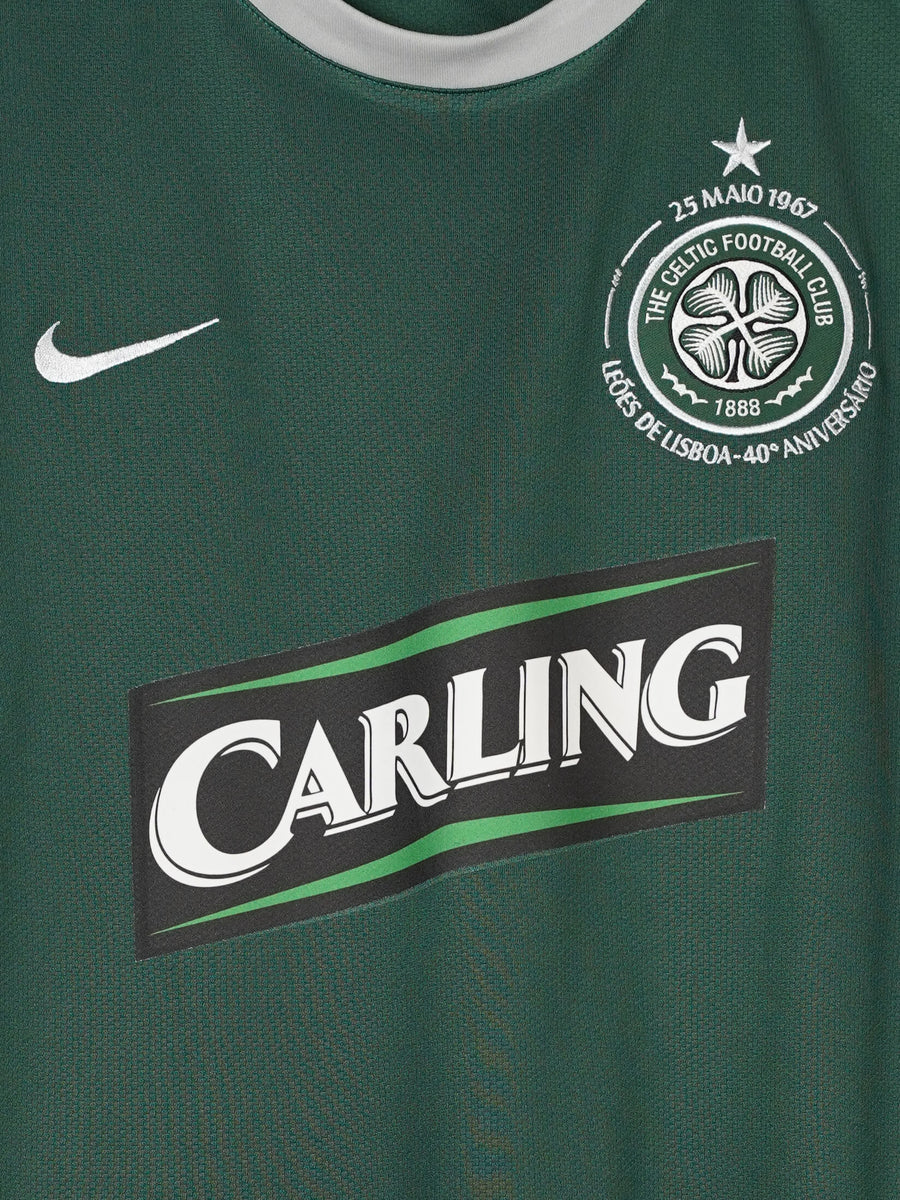 Celtic Away Shirt 2007/8 Vennegoor of Hesselink #10 Carling (L)