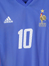 2002/03 France Zidane #10 Home Shirt (XL)
