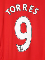 2008/9 Liverpool Torres #9 Home Shirt (M)