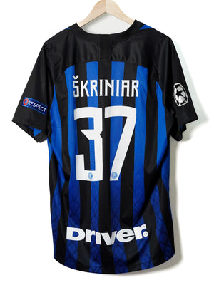 Inter Home Shirt 2018/19 Skriniar 37 (XL)