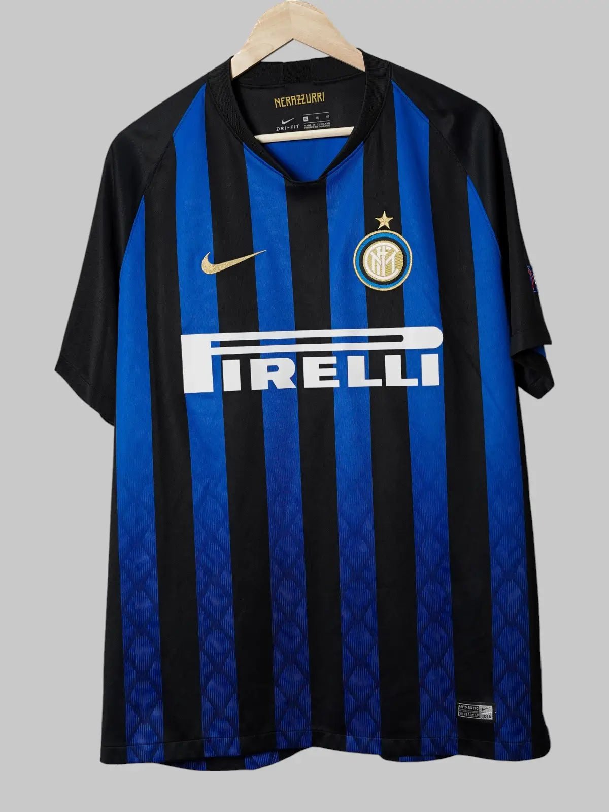 Inter Home Shirt 2018/19 Skriniar 37 (XL)