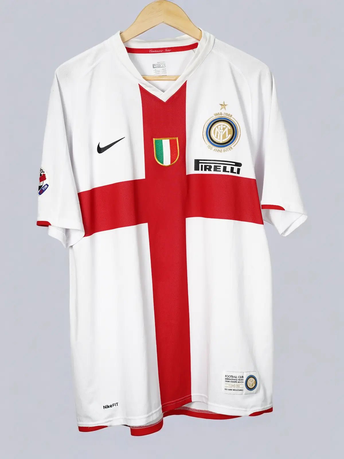 2007/08 Inter Milan Ibrahimović #8 Away Shirt Signed (XL) Nike