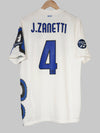Inter Milan Away Shirt 2010/11 J. Zanetti #4 (L)