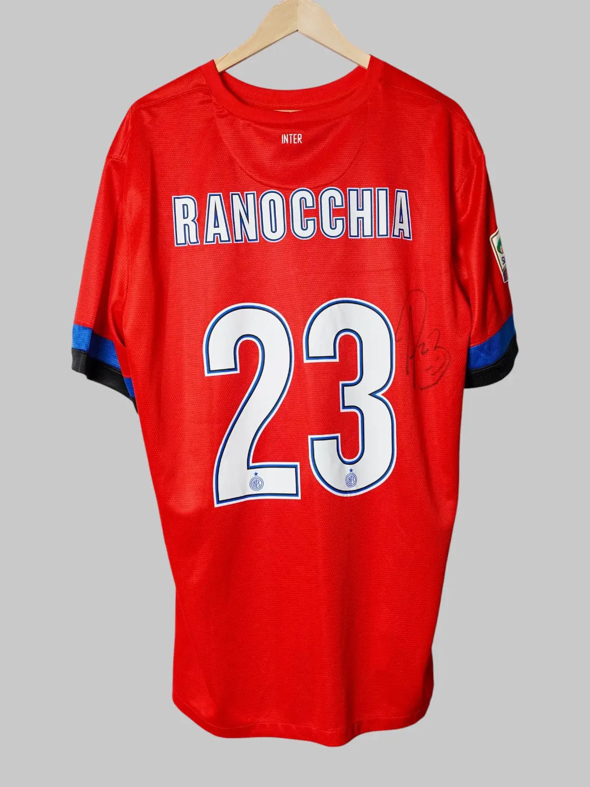 Inter Milan Away Shirt 2012/13 Ranocchia Signed 23 (XXL)
