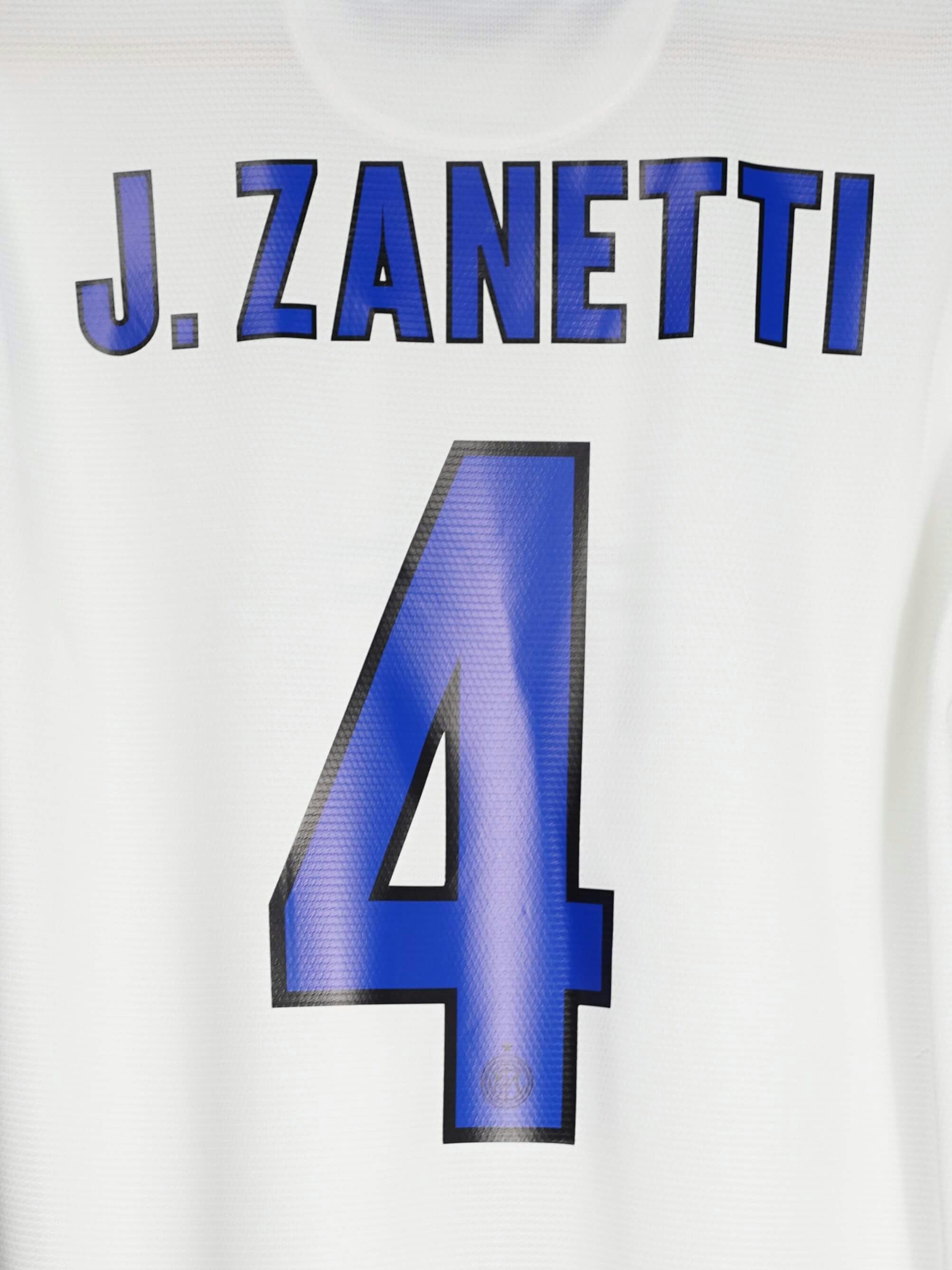 2013/14 Inter Milan Zanetti #4 Away Shirt (M) Nike | First11